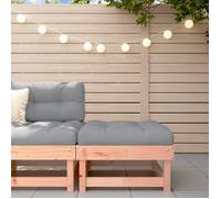 vidaXL Repose-pied de Jardin, Siège avec Cadre en Bois, Table Basse, Tabouret de Terrasse Patio Balcon Extérieur, Bois 825385