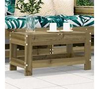 vidaXL Repose-pied de Jardin, Table Basse, Tabouret de Bar, Meuble de Patio Terrasse Balcon Arrière-cour Extérieur, Bois de 844897 Marron G