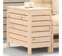 vidaXL Repose-pied de Jardin, Table Basse, Tabouret de Bar, Meuble de Patio Terrasse Balcon Arrière-cour Extérieur, Bois de 844888 Beige G