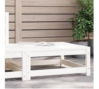 vidaXL Repose-pied de jardin 70 x 70 x 30 cm Blanc