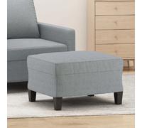 vidaXL Repose-pied - Gris clair