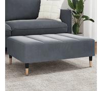 vidaXL Repose-pied Gris Foncé