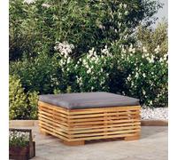 VidaXL Repose-pied - Gris foncé