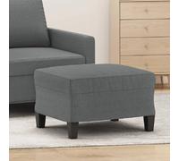 vidaXL Repose-pied Gris foncé 60x50x41 cm Tissu