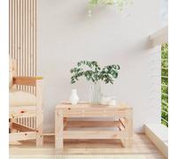 VIDAXL Repose-pied jardin bois pin massif