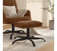 vidaXL Repose-pied Marron