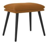 vidaXL Repose-pied Marron 45x29,5x35 cm Velours
