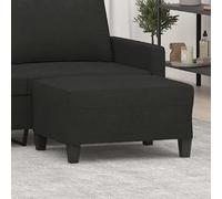 vidaXL Repose-pied - Noir