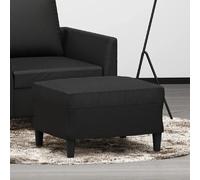 vidaXL Repose-pied Noir