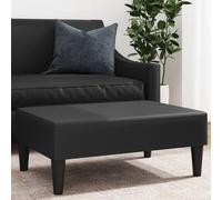 vidaXL Repose-pied noir 77x55x31 cm similicuir