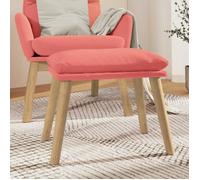 vidaXL Tabouret 45x29,5x35 cm velours roze341439 Rose G