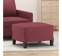vidaXL Repose-pied - Rouge bordeaux