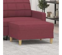 vidaXL Repose-pied Rouge bordeaux 70x55x41 cm Tissu