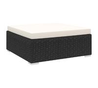 vidaXL Repose-pied sectionnel - Noir