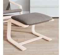 vidaXL Repose-pied Taupe 51x41x40 cm Tissu 351068