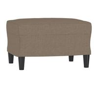 vidaXL Repose-pied Taupe 60x50x41 cm Tissu