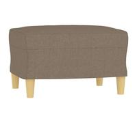 vidaXL Repose-pied Taupe 60x50x41 cm Tissu
