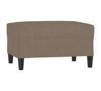 vidaXL Repose-pied Taupe 70x55x41 cm Tissu