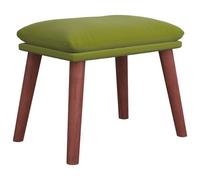 Vidaxl Repose-Pied Vert Clair 45x29,5x39 Cm Velours Vert
