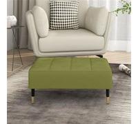 vidaXL Repose-pied Vert clair 78x56x32 cm Velours Vert G