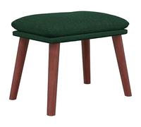 Tabouret 45x29,5x35 cm tissu vert foncé341462