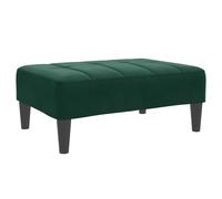 vidaXL Repose-pied vert foncé 77x55x31 cm velours