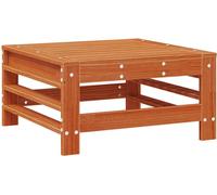 vidaXL Repose-pieds de jardin en pin massif, surface cirée, pin