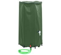 vidaXL Réservoir d'eau avec Robinet Pliable, Conteneur d'eau avec Tuyau d'Arrosage, Bidon d'eau pour Camping Randonnée Pêche, 100 L PVC