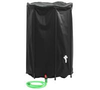vidaXL Réservoir d'eau avec Robinet Pliable, Conteneur d'eau avec Tuyau d'Arrosage, Bidon d'eau pour Camping Randonnée Pêche, 1000 L PVC