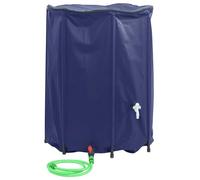 vidaXL Réservoir d'eau avec Robinet Pliable, Conteneur d'eau avec Tuyau d'Arrosage, Bidon d'eau pour Camping Randonnée Pêche, 1350 L PVC