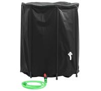 vidaXL Réservoir d'eau avec Robinet Pliable, Conteneur d'eau avec Tuyau d'Arrosage, Bidon d'eau pour Camping Randonnée Pêche, 1250 L PVC