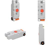 vidaXL Réservoir d'eau de camping avec roulettes 75 L Gris - Réservoir d'eau - Réservoirs d'eau - Réservoir d'eau en plastique