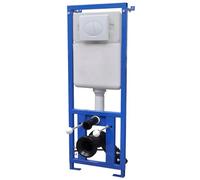 vidaXL Réservoir de chasse encastré 11 L 41x14x(110-125) cm