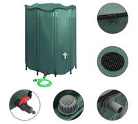 VIDAXL Réservoir pliable d'eau de pluie avec robinet 1000 L - (100x120 cm) BONNE2287