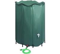 vidaXL Réservoir pliable d'eau de pluie avec robinet 1350 L 48609 Vert G