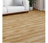 vidaXL Revêtement de sol en laminate 15 pcs Marron rustique, Salon, sol en stratifié rectangulaire moderne pour maison, résistant, système à clip, grain unique