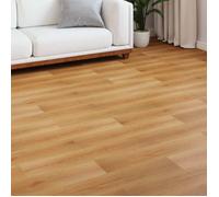 vidaXL Revêtement de sol en laminate 5 pcs Beige clair, Salon, sol en stratifié rectangulaire moderne pour maison, résistant, système à clip, grain unique