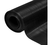 vidaXL Revêtement de sol noir 1,5 x 4 m en caoutchouc