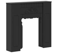 vidaXL Revêtement pour cheminée, noir, 93 x 20 x 89 cm, en bois composite