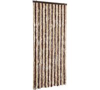 vidaXL Moustiquaire Beige et marron clair 90x220 cm Chenille 240571