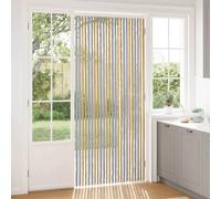 vidaXL Rideau anti-insectes en chenille Gris et Beige 100 x 230 cm
