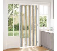 vidaXL Rideau anti-insectes en chenille Gris et Beige 90 x 220 cm