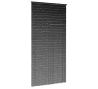 vidaXL Rideau de porte anti-insectes gris foncé 90x220 cm bambou