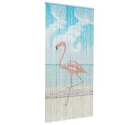 vidaXL Rideau anti-insectes multicolore 200 x 100 cm en bambou