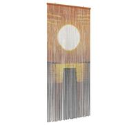 vidaXL Rideau anti-insectes multicolore 200 x 90 cm en bambou