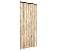 vidaXL Rideau anti-mouches en chenille Beige 100 x 230 cm