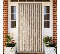 vidaXL Rideau anti-mouches marron/beige - 100x230 cm