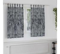 Vidaxl Rideau Avec Des Rideaux 2 Pcs Gris Argenté 140 X 140 Cm Velours