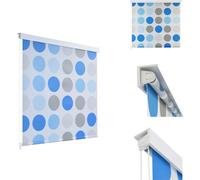 vidaXL Rideau de douche 140x240 cm motif circulaire - rideaux de douche
