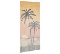 vidaXL Rideau de porte anti-insectes en bambou 90 x 200 cm